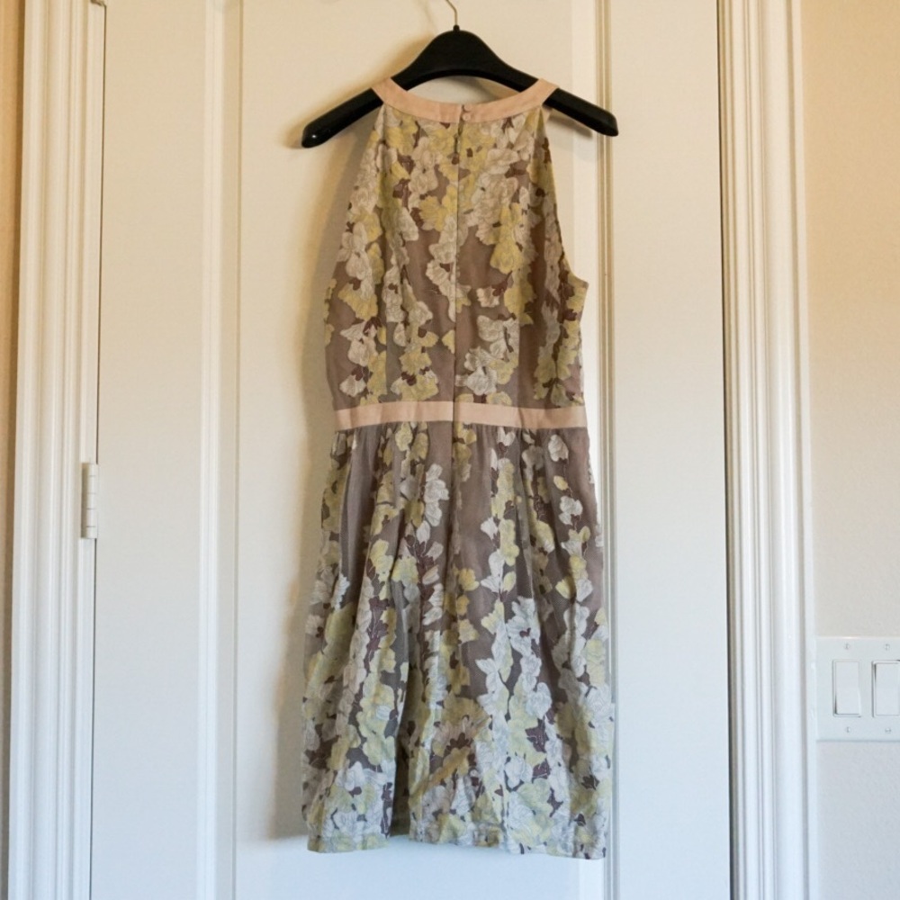 BCBGMAXAZRIA Floral Appliqué Mini Dress - Picture 3 of 3